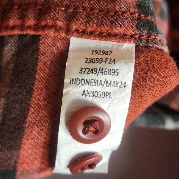 REI Cooperative Shirt Mens 2XL Red Plaid Flannel Button Front Long Sleeve Cotton - Picture 6 of 9